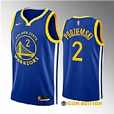 Men's Golden State Warriors #2 Brandin Podziemski Royal 2023 Draft Icon Edition Swingman Stitched Basketball Jersey Dzhi ,baseball caps,new era cap wholesale,wholesale hats